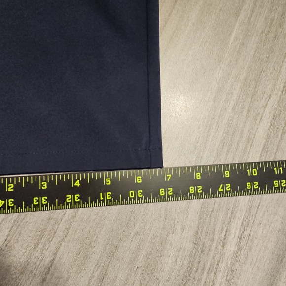 Mizzen Main Mens Helmsman Chino Pant 35x30 Blue Slim 4-Way Stretch Wicking Golf - Picture 4 of 7